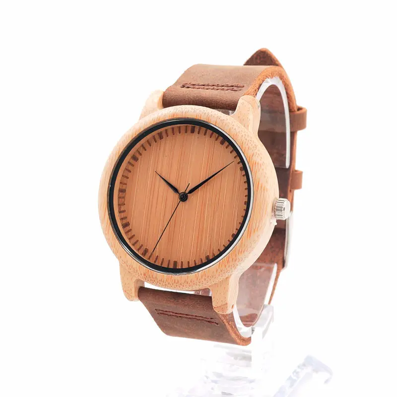 Reloj de bambu online hombre