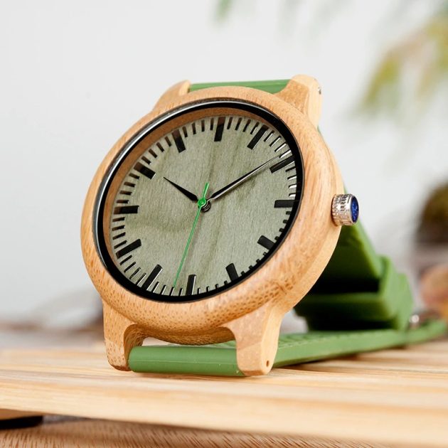 Reloj de madera green