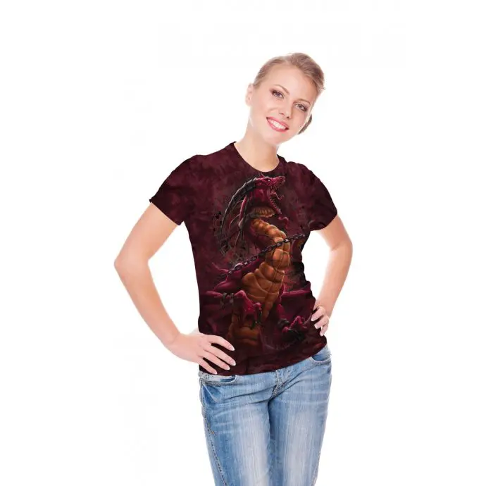 Polera con un dragón